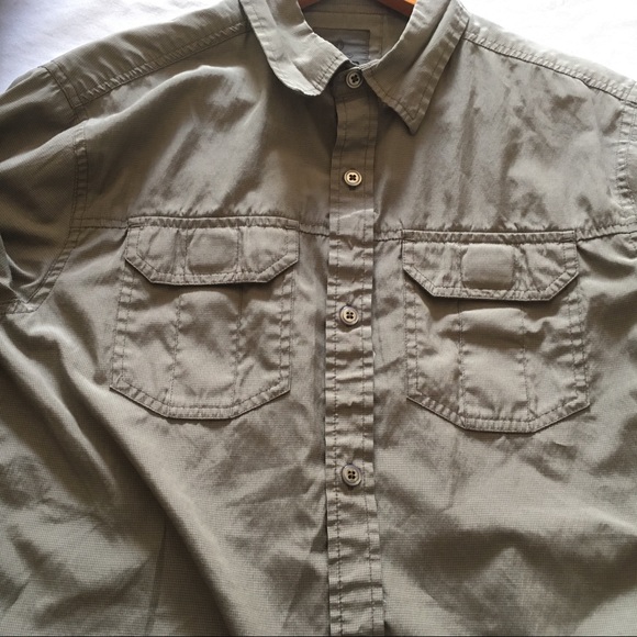 PrAna Men's Button Down Long Sleeve Shirt - Picture 3 of 6